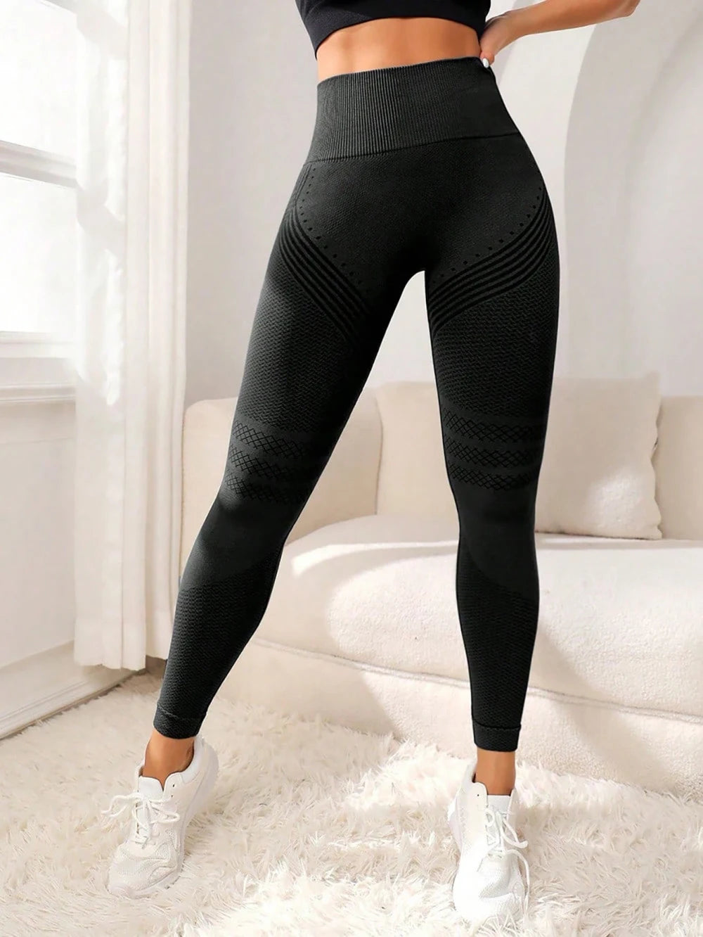 Leggings 3D Anticellulite a Vita Alta