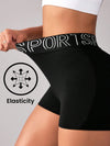 Shorts sportivi elastici con cintura
