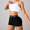Shorts sportivi elastici con cintura