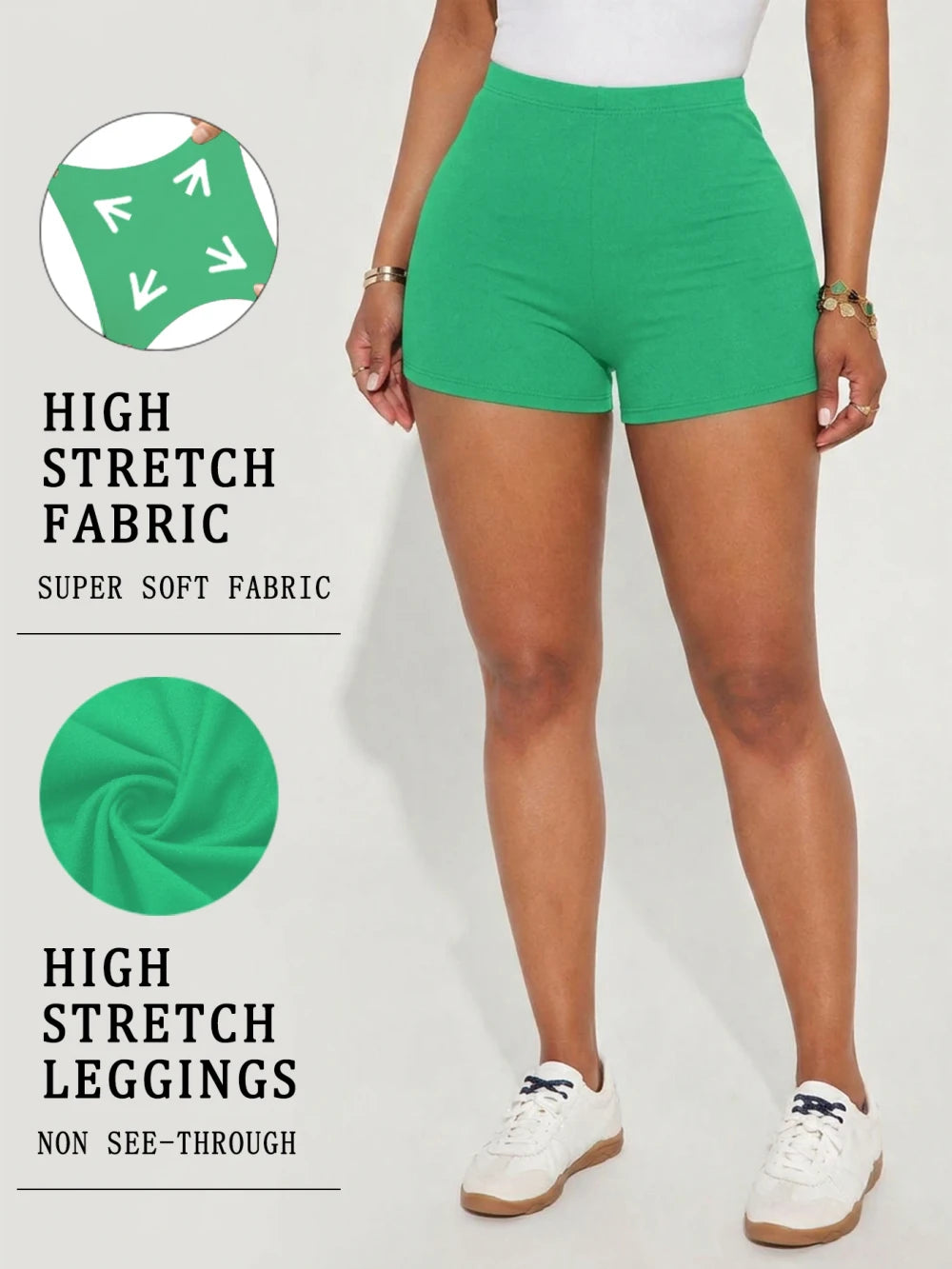Shorts sportivi elastici yoga
