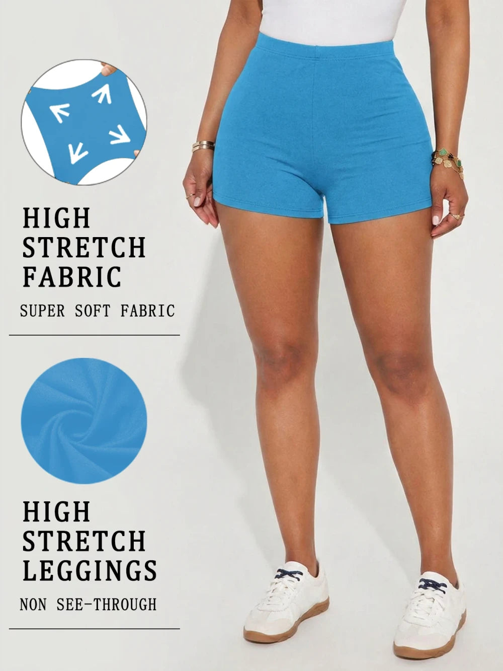 Shorts sportivi elastici yoga