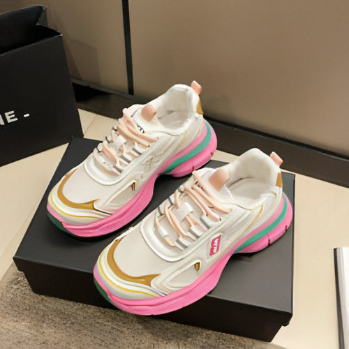 Sneakers da Donna Platform in Mesh – Comfort e Stile per Ogni Occasione