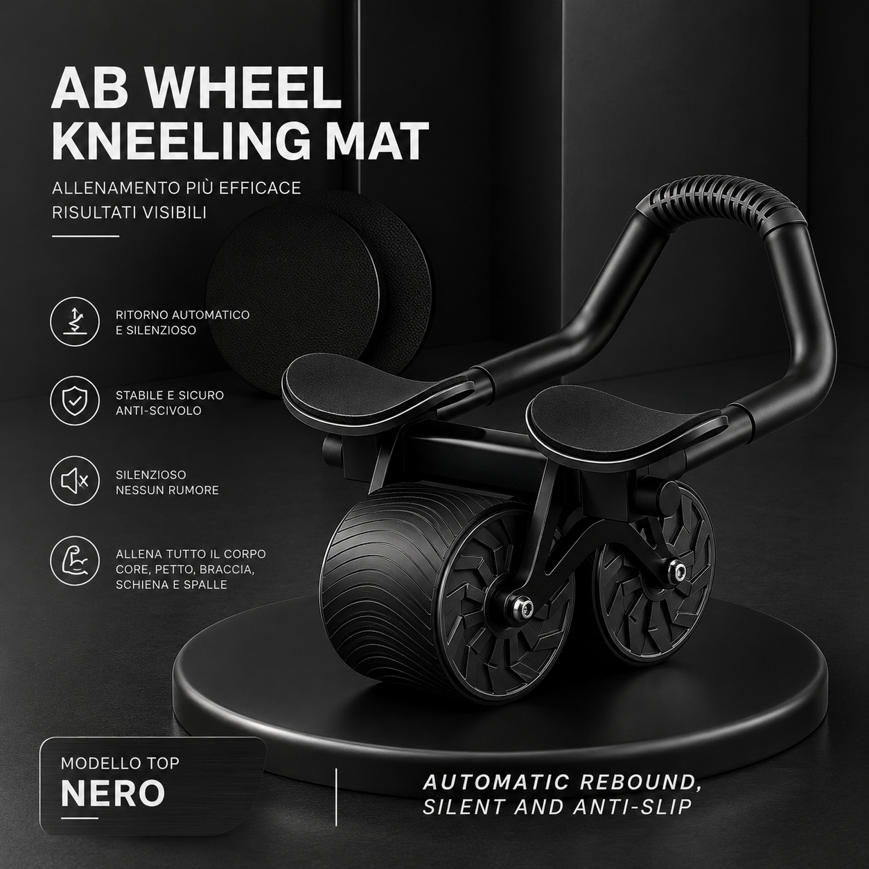 Automatic Rebound Abdominal Wheel