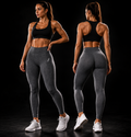 Leggings Fitness Donna – Vita Alta, Tessuto Elasticizzato e Traspirante per Allenamento, Yoga e Running